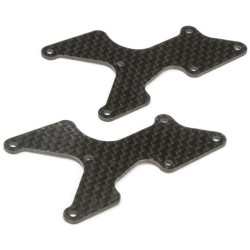 TLR344038 Rear Arm Inserts Carbon: 8X TLR344038 Team Losi Racing RSRC