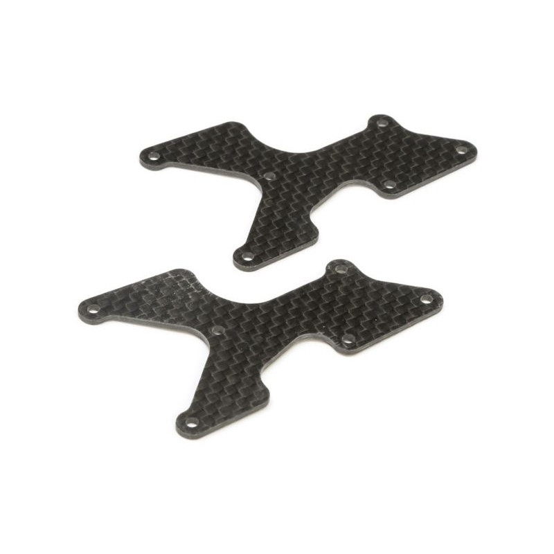 TLR344038 Rear Arm Inserts Carbon: 8X TLR344038 Team Losi Racing RSRC