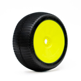 H0103 copy of OGO Truggy Cheste tires with inserts and yellow wheels (2) OGO Racing RSRC