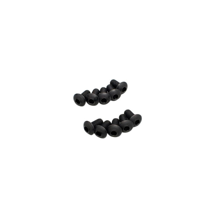 1-S13008H copy of HEX BUTTON SCREWS 3X8MM (10) Kyosho RSRC
