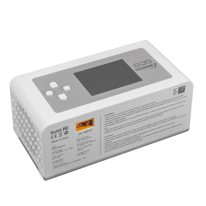 GEA300WPLUS-EW Chargeur iMars Gens Ace D300 PLUS deux sorties blanc Gens ace RSRC