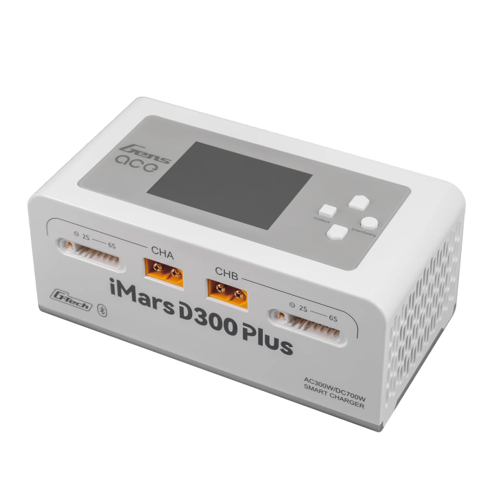 GEA300WPLUS-EW Chargeur iMars Gens Ace D300 PLUS deux sorties blanc Gens ace RSRC