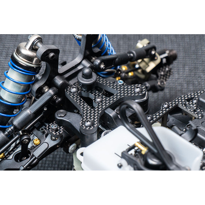 KOS04381-07 Koswork 3.0mm Carbon Fiber Front Upper Plate for Inferno MP11 Koswork RSRC