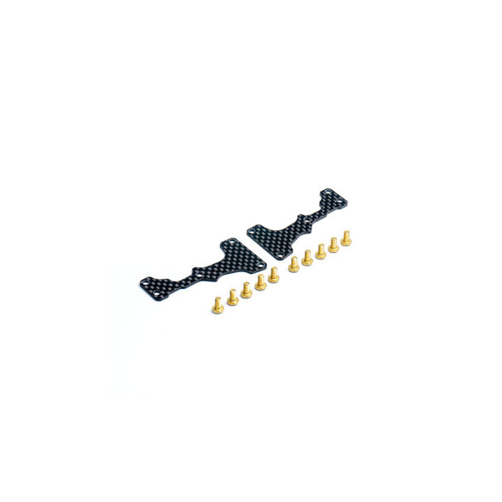 KOS04381-11 Koswork 1.5mm Carbon Fiber front arms stiffeners Inferno MP11 Koswork RSRC