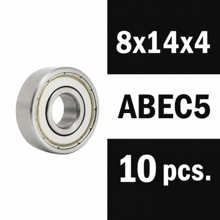 XTR-0441 8x14x4ZZ XTR ball bearings "Zero Friction" (10) ABEC5 XTR RSRC