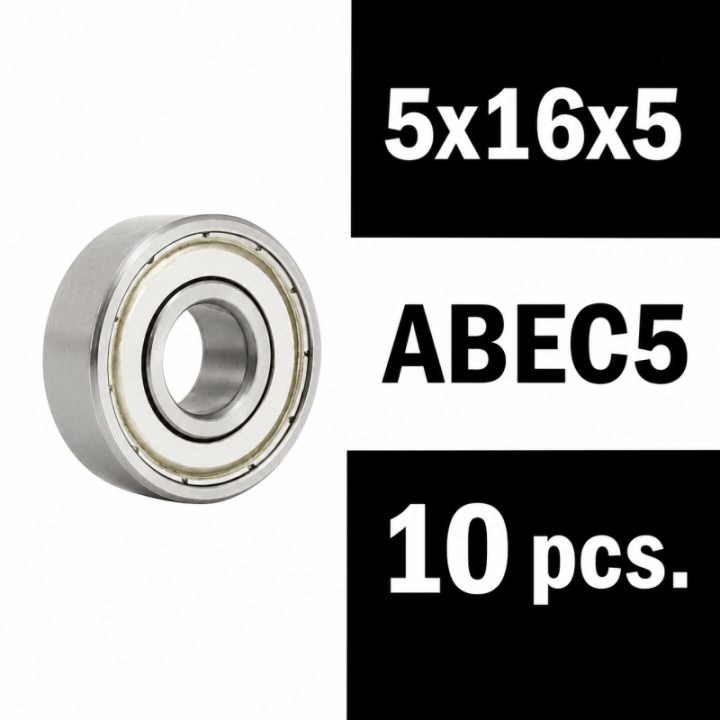 XTR-0441 5x16x5ZZ XTR ball bearings "Zero Friction" (10) ABEC5 XTR RSRC
