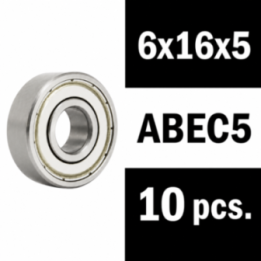 XTR-0443 Roulements 6x16x5ZZ XTR "Zero Friction" (10) ABEC5 XTR RSRC