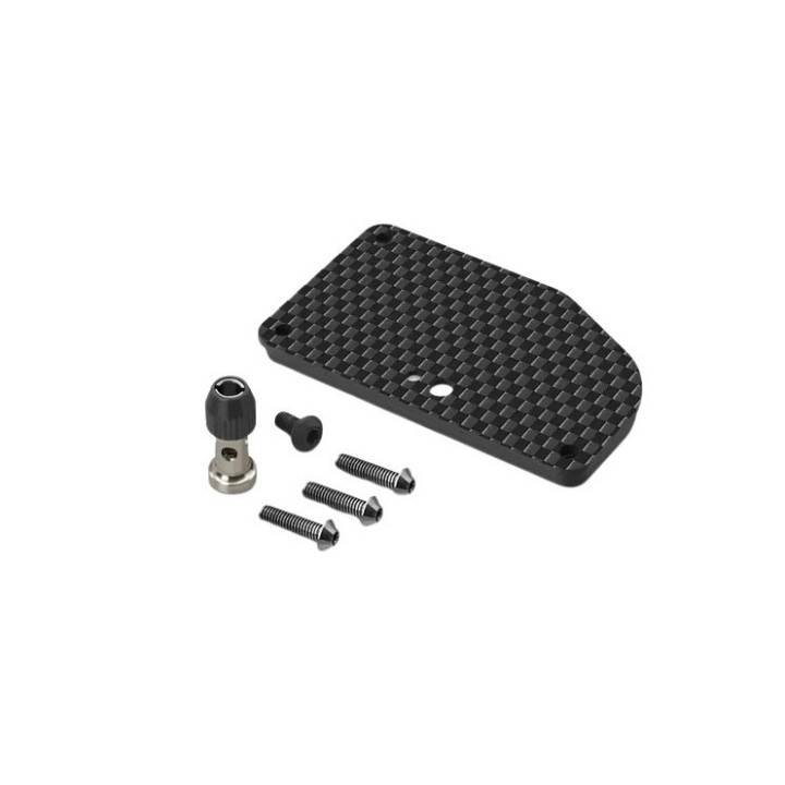 TO-269-MP11E Capot de boite radio carbone MP11 Tworkz Kyosho RSRC