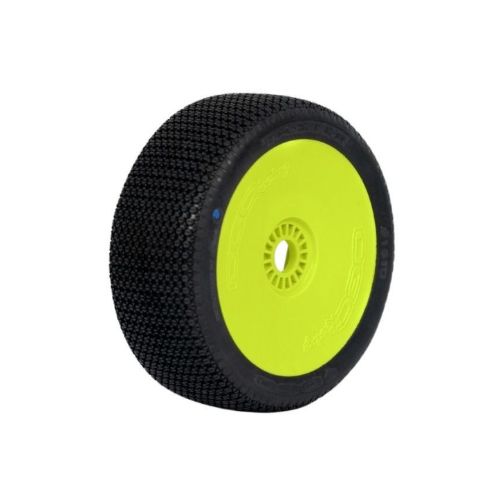 H0304 copy of OGO Storm tires with inserts and yellow wheels (2) OGO Racing RSRC