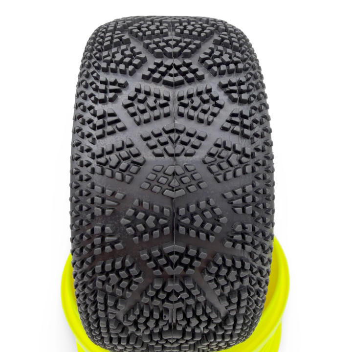 6mik Joker 2.0 Tires + WORLD inserts 1/8 Buggy + yellow wheels (2) 6MIK-Racing RSRC