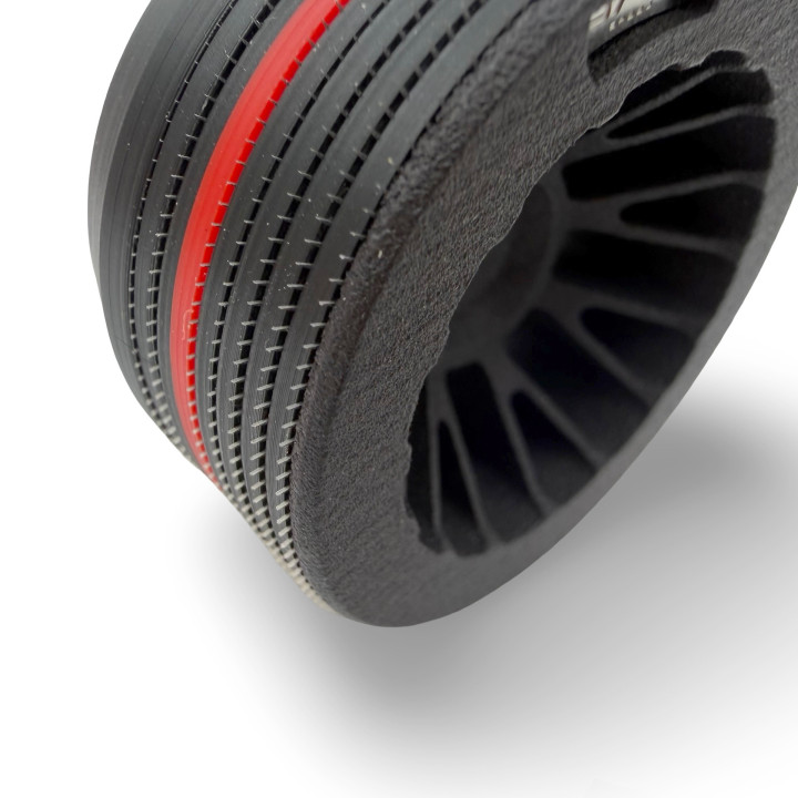 DAS-0003 DAS Speed red radio steering wheel DAS Speed RSRC