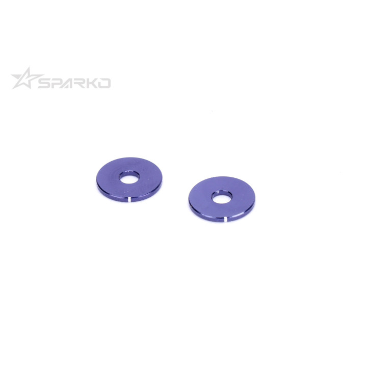 F84073 Sparko F8 7075 Aluminum Shock Ball Stud Shim 1mm (2) SE Sparko RSRC