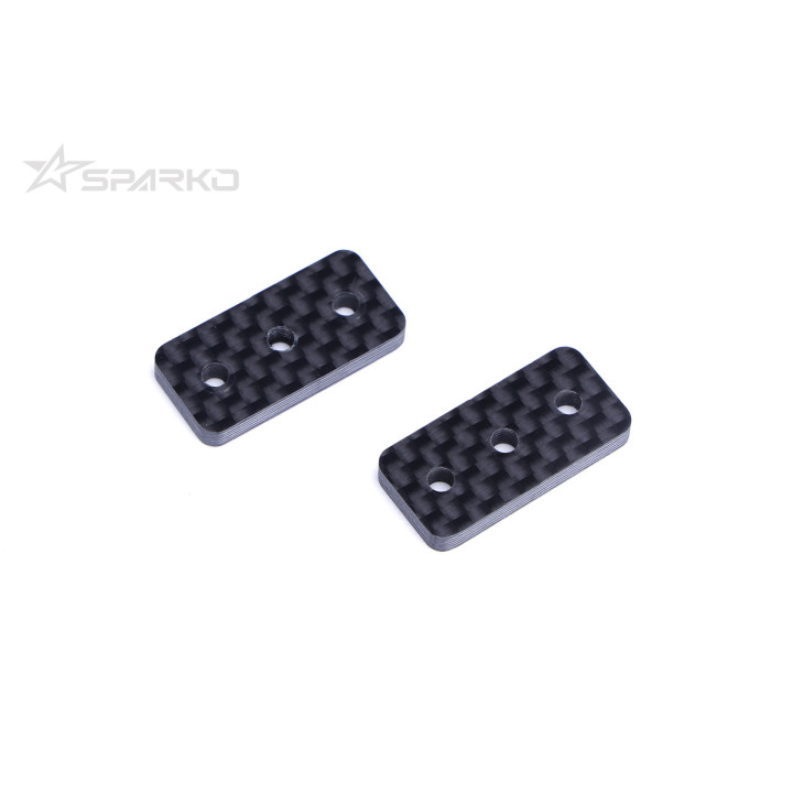 F83027 Renfort de châssis arrière en carbone 3 mm (2) Sparko F8 SE Sparko RSRC