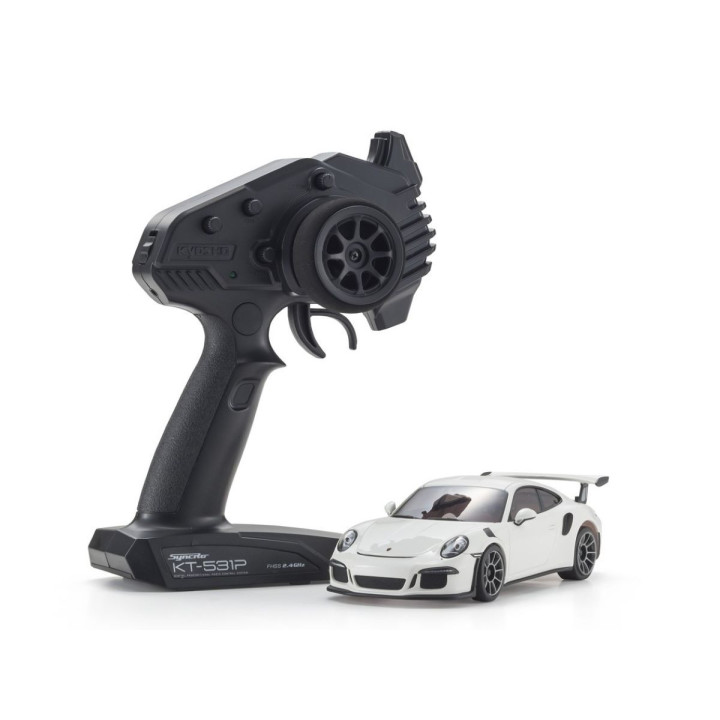 32358OR copie de Mini-Z MR04 RWD Porsche 911 GT3 RS Orange lave Kyosho RSRC