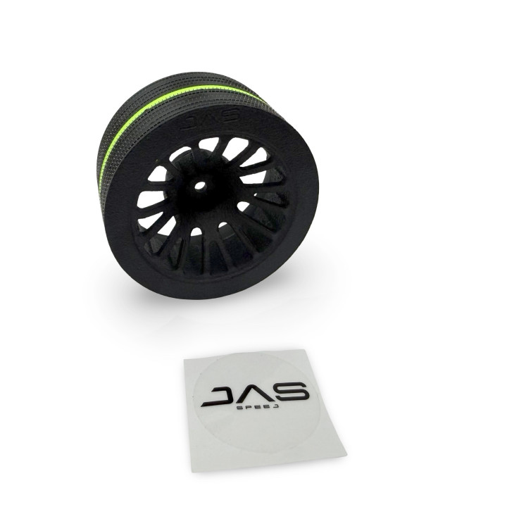 DAS-0006 Volant 50mm DAS Speed Ultimate jaune fluo DAS Speed RSRC