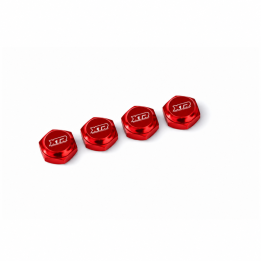 XTR-0416G copy of 1/8 serrated closed wheel nuts grey aluminium (4) XTR RSRC