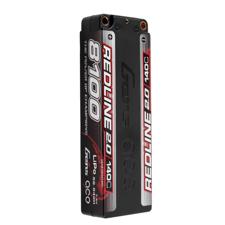 GEA85002S14D5 copy of LiPo 2S Gens Ace Redline 2.0 Battery HV 7.6V 8500mAh 140C (5mm) Gens ace RSRC