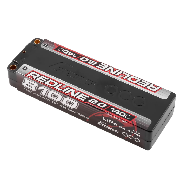GEA85002S14D5 copy of LiPo 2S Gens Ace Redline 2.0 Battery HV 7.6V 8500mAh 140C (5mm) Gens ace RSRC
