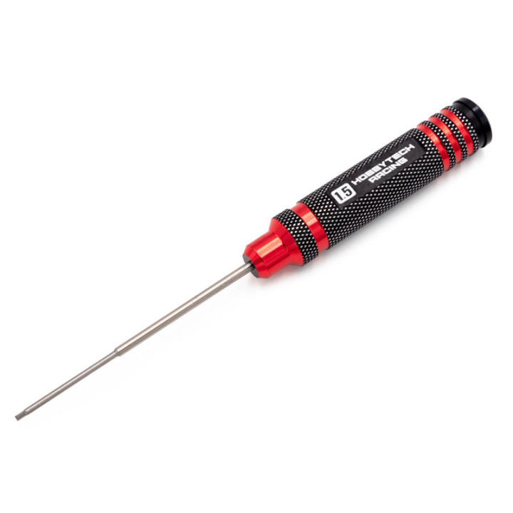 HTR-411 Kit de 4 tournevis Rouge et Noir Allen 1.5/2/2.5/3mm Hobbytech RSRC