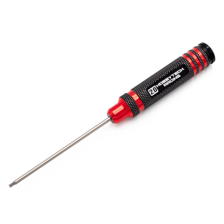 HTR-411 Kit de 4 tournevis Rouge et Noir Allen 1.5/2/2.5/3mm Hobbytech RSRC