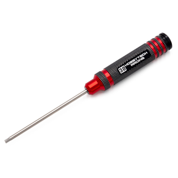 HTR-411 Kit de 4 tournevis Rouge et Noir Allen 1.5/2/2.5/3mm Hobbytech RSRC