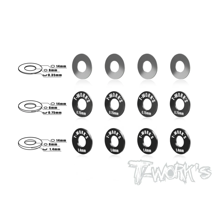 TO-314A-RC8 copy of Multi-Ackerman Steering Block Plate Team Associated RC8 B4.2 Tworks Tworks RSRC