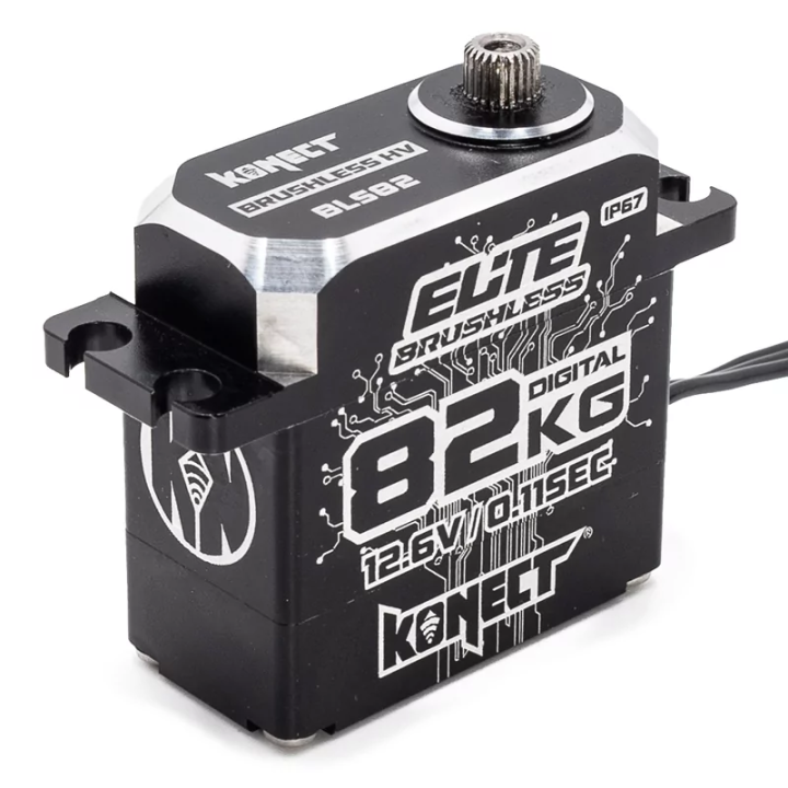 KN-S-BLS82-BK Servo Konect Elite BLS82 Brushless 82 kg·cm 12,6 V IP67 Konect RSRC