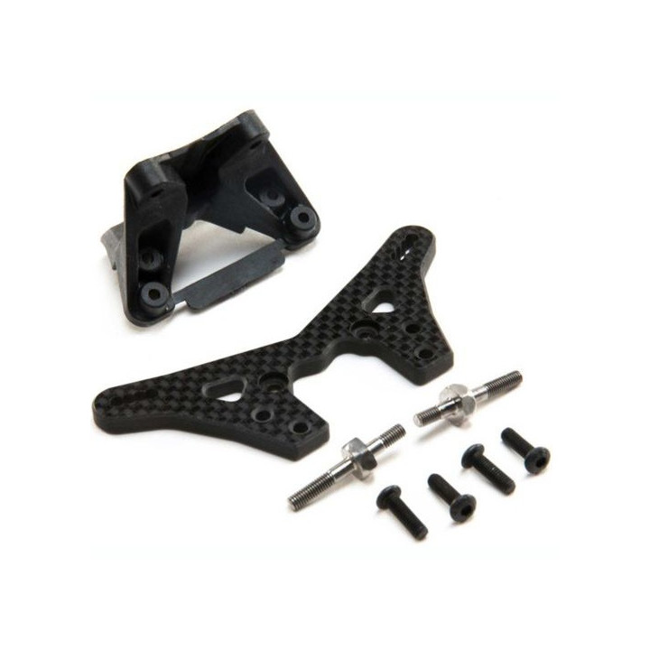 TLR334056 Kit Support amortisseurs arrière carbone pour 22 5.0 TLR334056 Team Losi Racing RSRC
