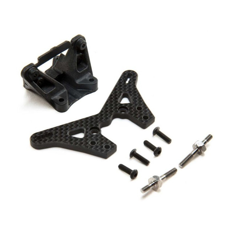 TLR334057 Carbon Laydown Rear Tower +2mm Conversion: 22 5.0 TLR334057 Team Losi Racing RSRC