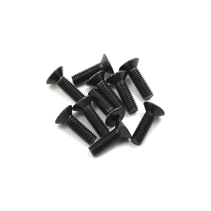 TOR-4X8A M4X8MM FLAT HEAD SCREWS 10PCS XTR RSRC