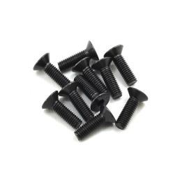 TOR-3X12A M3X12MM FLAT HEAD SCREWS 10PCS XTR RSRC