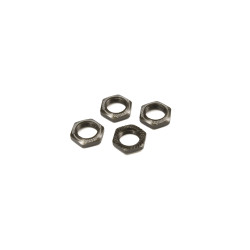 IFW472GM SERRATED 1:8 WHEEL NUTS (4) - GUN METAL-MP10 IFW472GM Kyosho RSRC