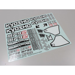 IFD502 DECAL SHEET - INFERNO MP9E IFD502 Kyosho RSRC