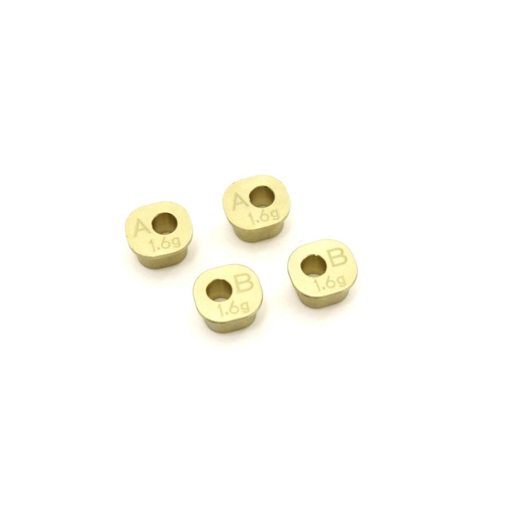 IFW606 ENTRETOISES DE PORTE-FUSEES ARRIERE INFERNO MP10 - LAITON IFW606 Kyosho RSRC