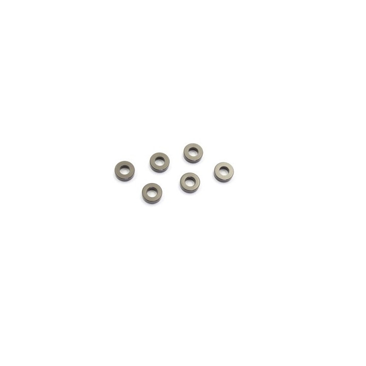 W0142GM RONDELLES ANODISEES 3X6X2MM (6) - GUN METAL W0142GM Kyosho RSRC