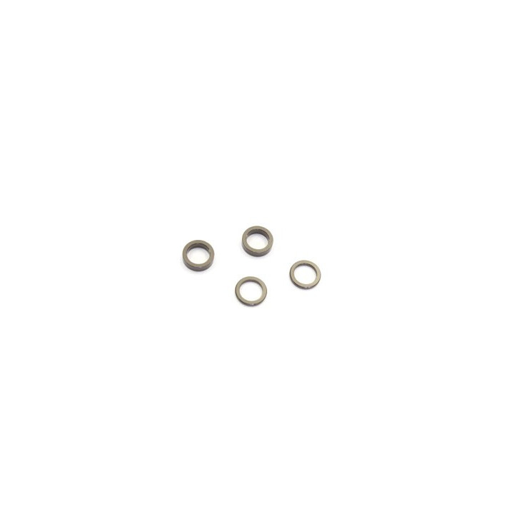 W0149GM ENTRETOISES ALUMINIUM 5X7X1MM (2) - GUN METAL W0149GM Kyosho RSRC