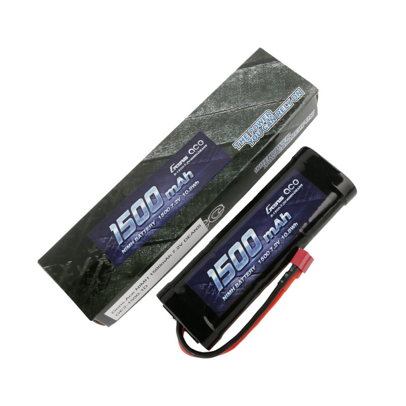 GE2-1500-1D Gens ace Batterie NiMh 7.2V-1500Mah (Deans) 135x48x25mm 242g GE2-1500-1D Gens ace RSRC