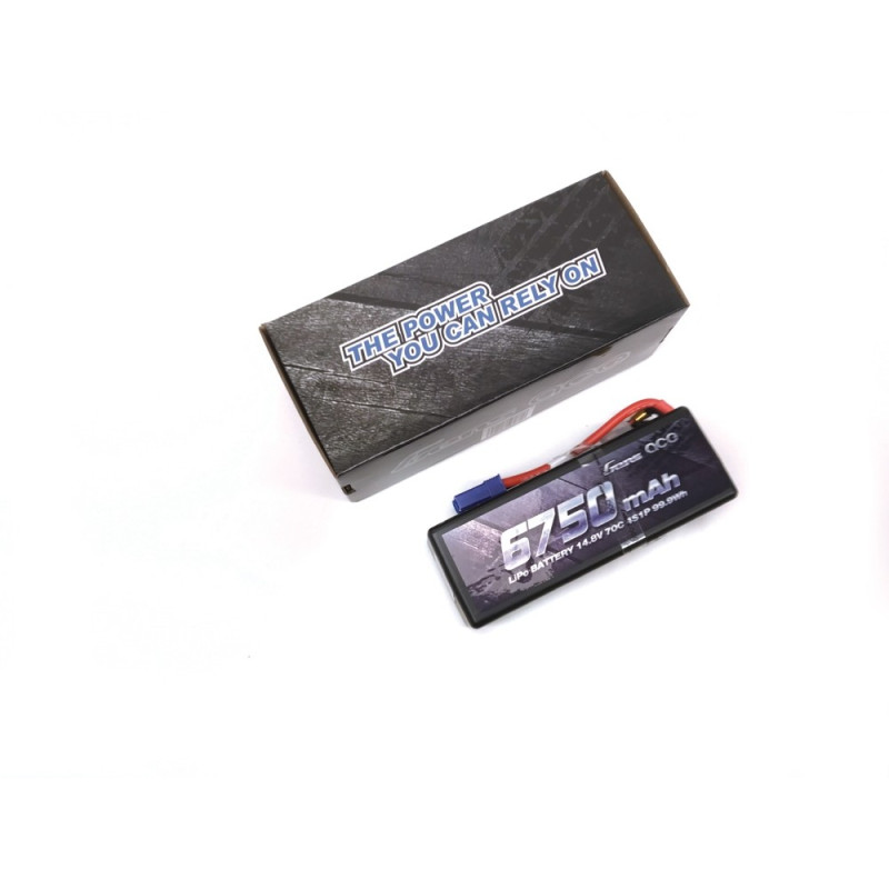 GE4-6750-4E5 Gens ace Batterie LiPo 4S 14.8V-70C-6750 (EC5) 139x48x50mm 590g GE4-6750-4E5 Gens ace RSRC