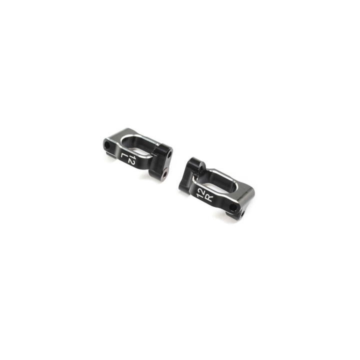 TLR234120 Caster Block Set, 12 deg, Aluminum: 22X-4 TLR234120 Team Losi Racing RSRC