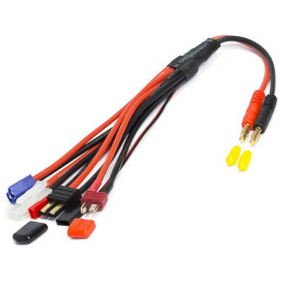 KN-130000 Cable de charge 5 en 1 Tamiya/Dean/JST/Futaba RX/TRX/EC3 KN-130000 Konect RSRC