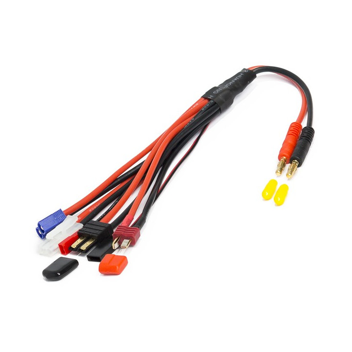 KN-130000 Charging Plug 5 in 1   Tamiya/Dean/JST/Futaba RX/TRX/EC3 KN-130000 Konect RSRC