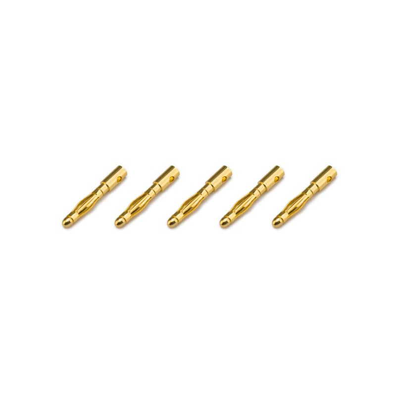 KN-130305-5M Gold plated Connector PK 2mm male (5 pieces) KN-130305-5M Konect RSRC