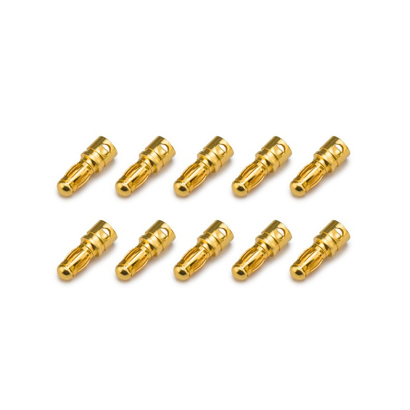 KN-130307-10M Gold plated Connector PK 3.5mm male (10 pieces) KN-130307-10M Konect RSRC