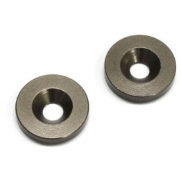 IF455 WING WASHER GUNMETAL (2) - INFERNO MP9-MP10 IF455 Kyosho RSRC