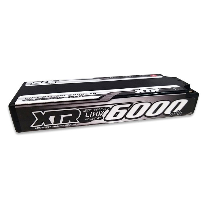 XTR-0255 XTR Lipo Battery 6000mAh 7,6HV 5MM 120C 254G XTR RSRC