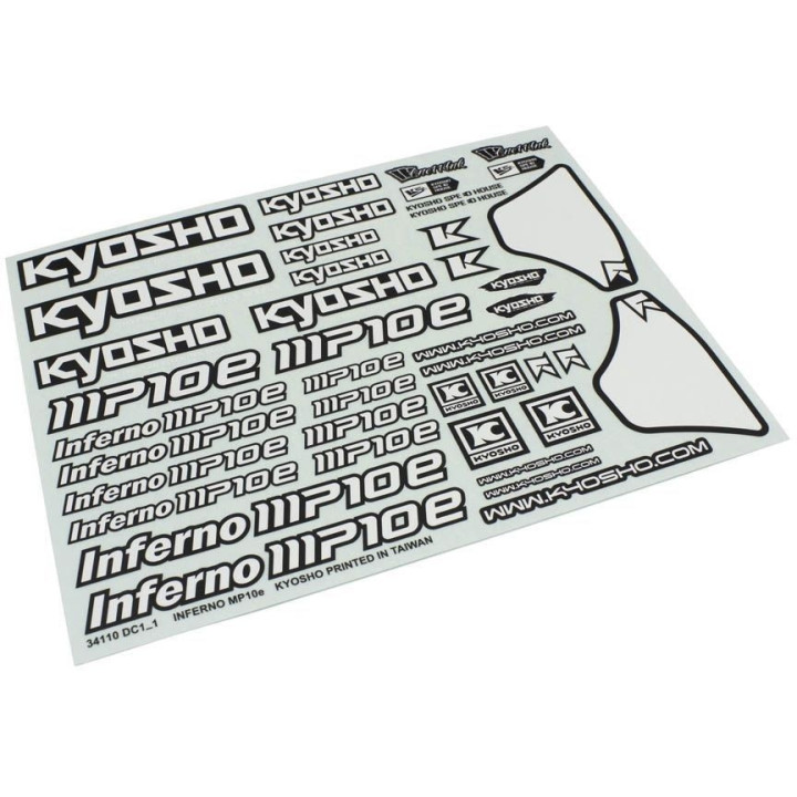 IFD503 Decal Sheet Inferno MP10e IFD503 Kyosho RSRC