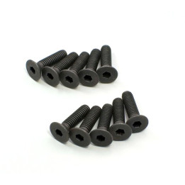 1-S34015H VIS M4X15 (10) TETE FRAISEE HEX / 1398 Kyosho RSRC