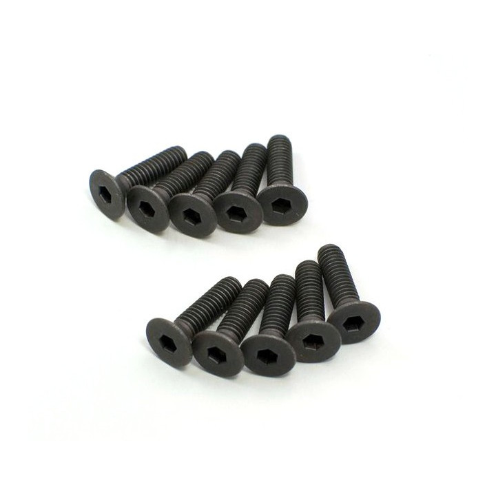 1-S34015H VIS M4X15 (10) TETE FRAISEE HEX / 1398 Kyosho RSRC