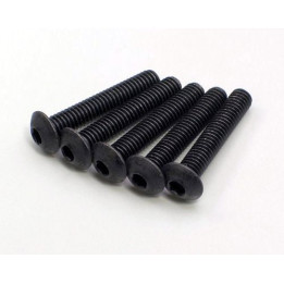 1-S14022H Button Head Screws (Hex/M4x22/5pcs) Kyosho RSRC