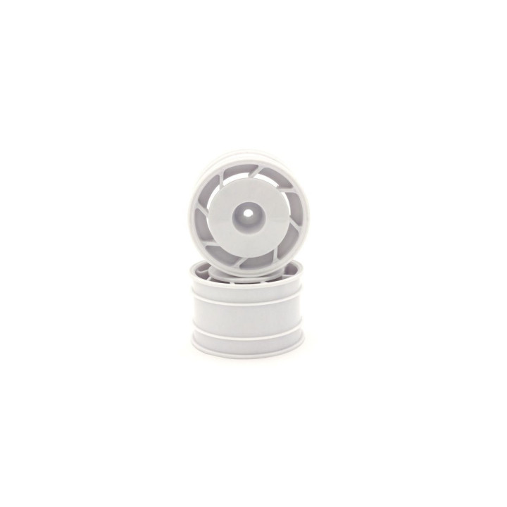 UTH002WT JANTES ARRIERE 8D 50MM ULTIMA BLANCHES (2) Kyosho RSRC